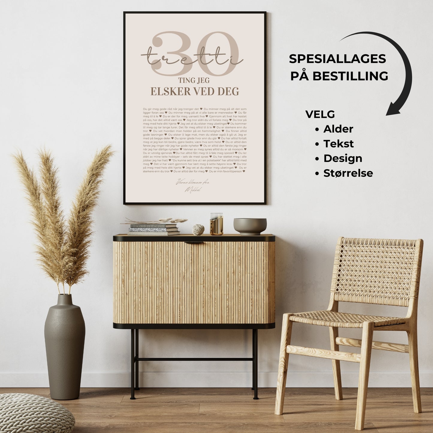 Personlig plakat
