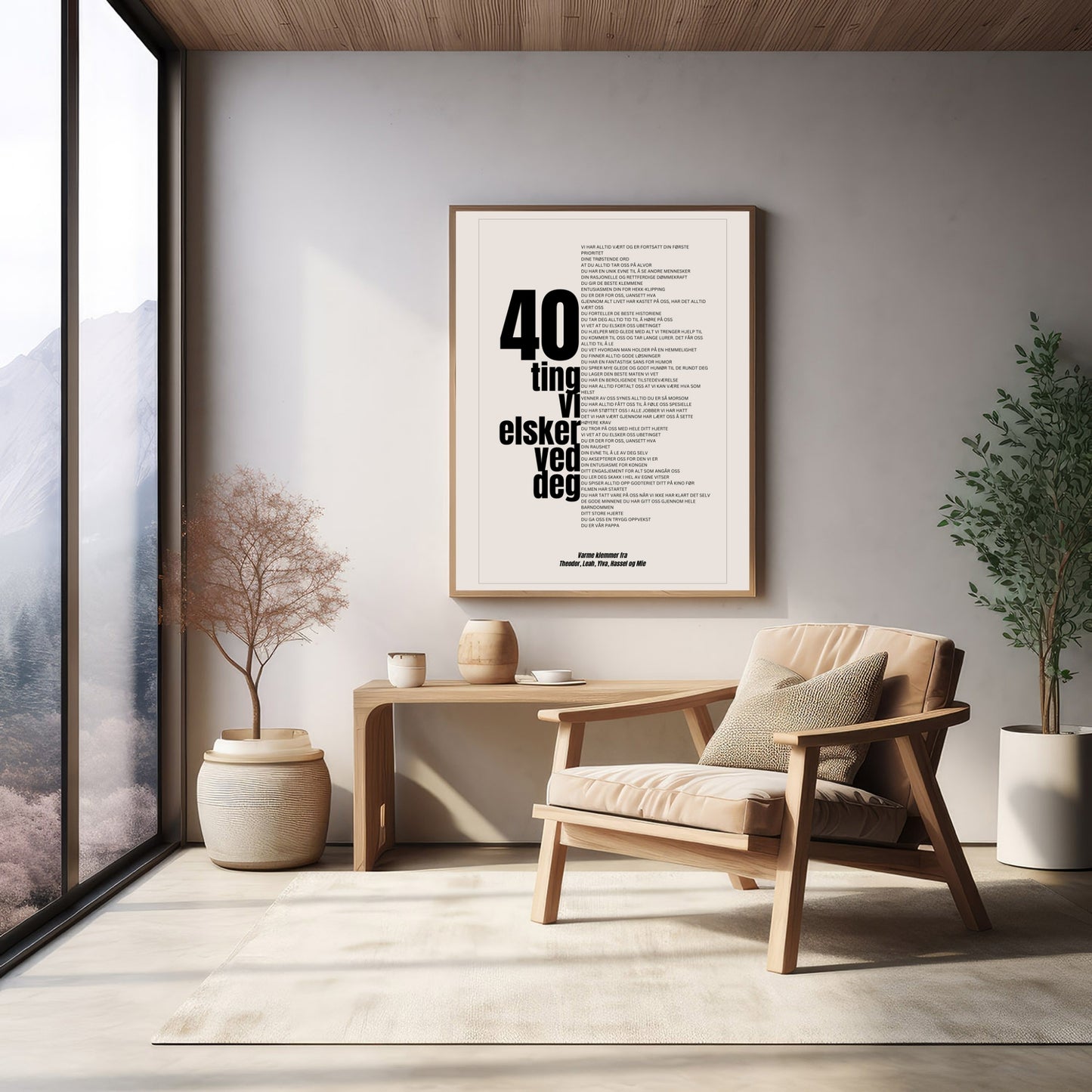 plakat man kan designe selv med valgfri tekst