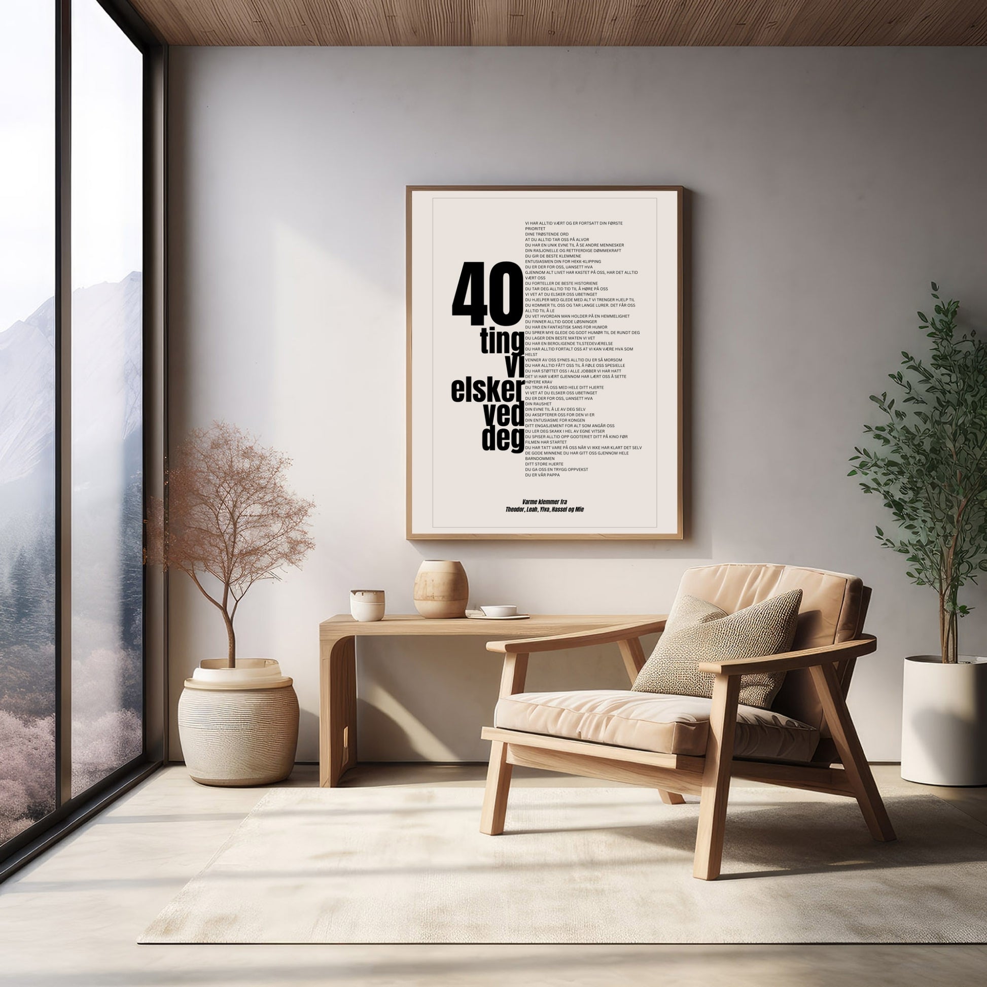 plakat man kan designe selv med valgfri tekst