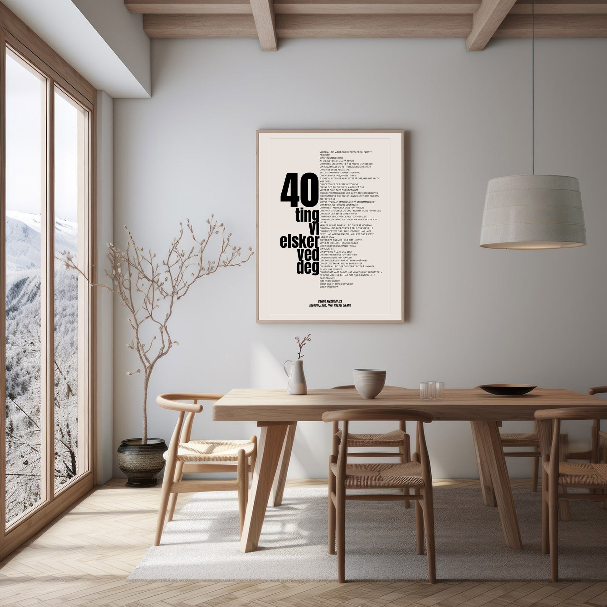 plakat man kan designe selv med valgfri tekst